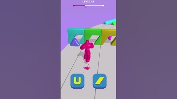 Blob Shifter 3D Lvl-14 Perfect Play #trendlab #games #blobrunner3d