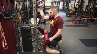 Lat Pulldown Isometric Overcoming Advantageous Single Arm Ipsi Lateral