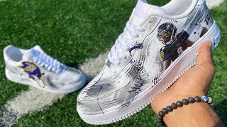 Lamar Jackson Sneaker Custom *FIRST PORTRAIT* (Portrait Only)