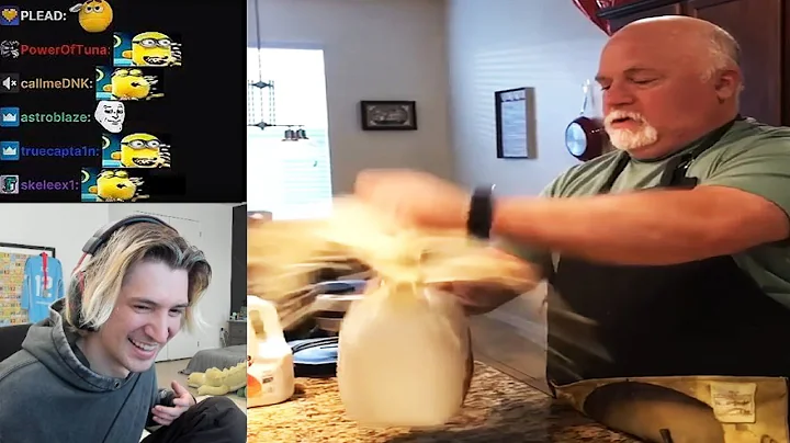 xQc CRIES LAUGHING at Internet MEMES