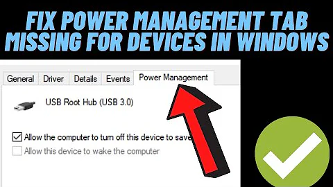 How To Fix Power Management tab missing for devices in Windows