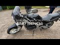 How to replace (remove and attach) your seat (bench) Suzuki GS500E motorcycle DIY