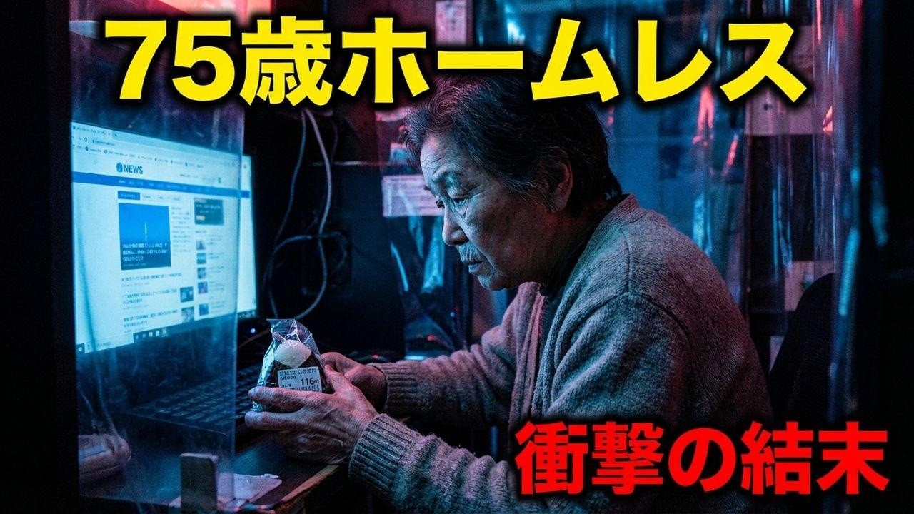 75歳でホームレスに。ネットカフェ生活6ヶ月の衝撃の真実