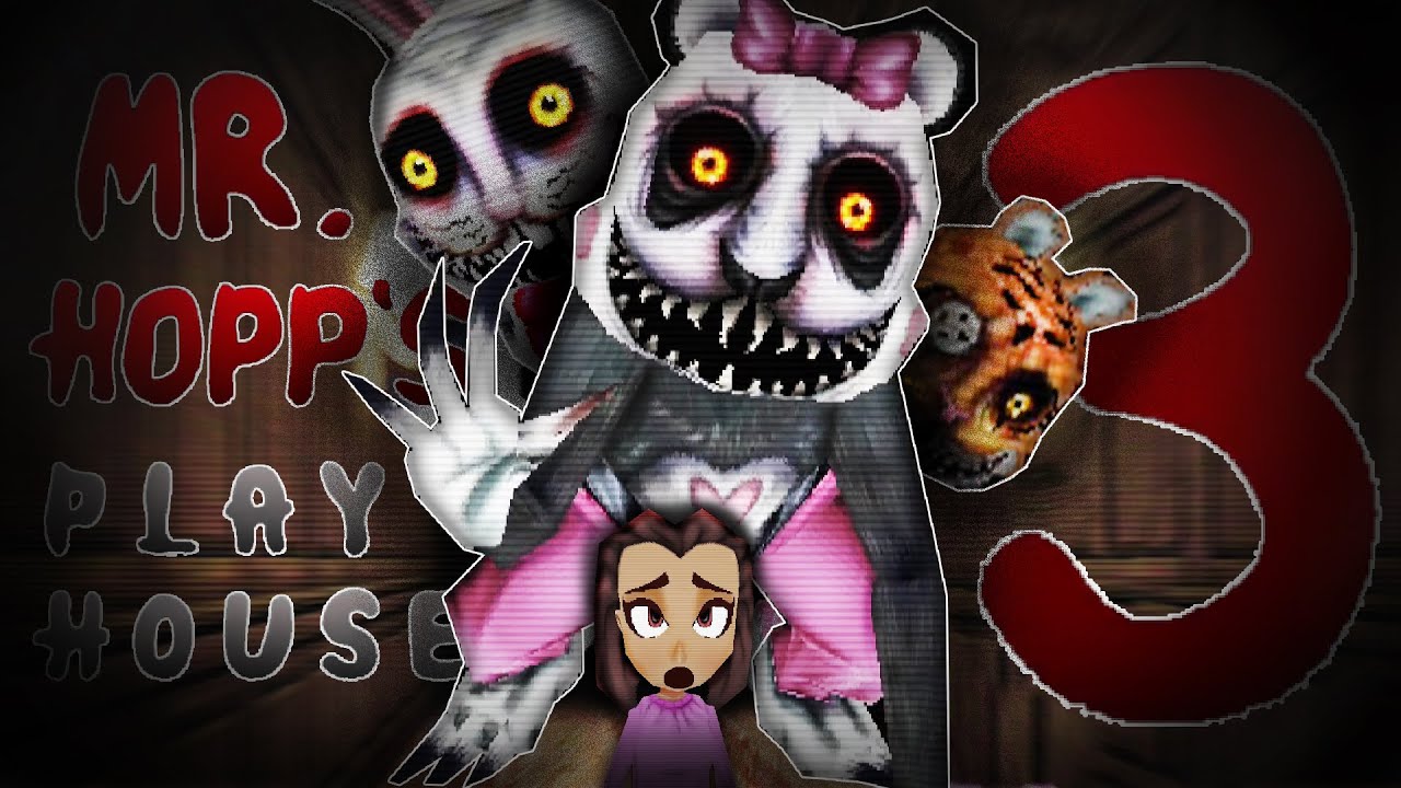 JUMPSCARES GALORE! Mr Hopp's Playhouse 3 Demo (FULL GAME) - YouTube
