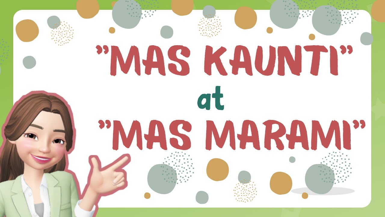 Mas Kaunti At Mas Marami Math 1 Q1 MELC Based YouTube Mas Kaunti At Mas Marami Math 1 Q1 MELC Based YouTube