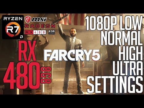 RX 480 On Far Cry 5! Low-Normal-High-Ultra Settings 1080p FPS Benchmark Test!