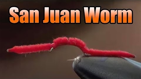 San Juan Worm Fly Tying - Simple Easy Beginner Flies To Start