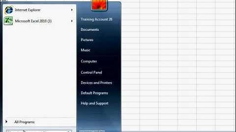 Windows 7 Start Menu