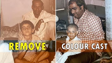 How to Remove Colour Cast From an Old Image - In Photoshop