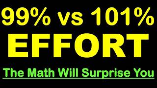99% vs 101%: The Math Will Surprise You