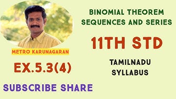 11th Std Maths Ex.5.3(4) Compute the sum of first n terms of 1+(1+4)+(1+4+4^2)