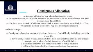 Allocation Methods |Module 4|CSE IV|Operating System|VTU Syllabus|CITECH