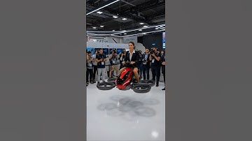 Tesla Unveils Futuristic Flying Bike #elonmusk #future #electriccar #ai