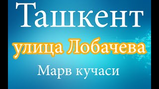 Ташкент.Улица Лобачева(Марв кучаси)