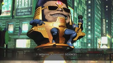 M.O.D.O.C.K., Deadpool, and Wolverine vs HSIEN-KO, Shuma Gorath, and Rocket Racoon