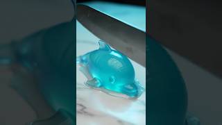 3D Jelly Dolphin Ocean Glow & Satisfying Slice In Slow Motion
