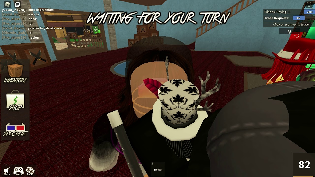 Murder Myster 2 1v1 Roblox kazanana Red K l Ilk 1v1 Im YouTube