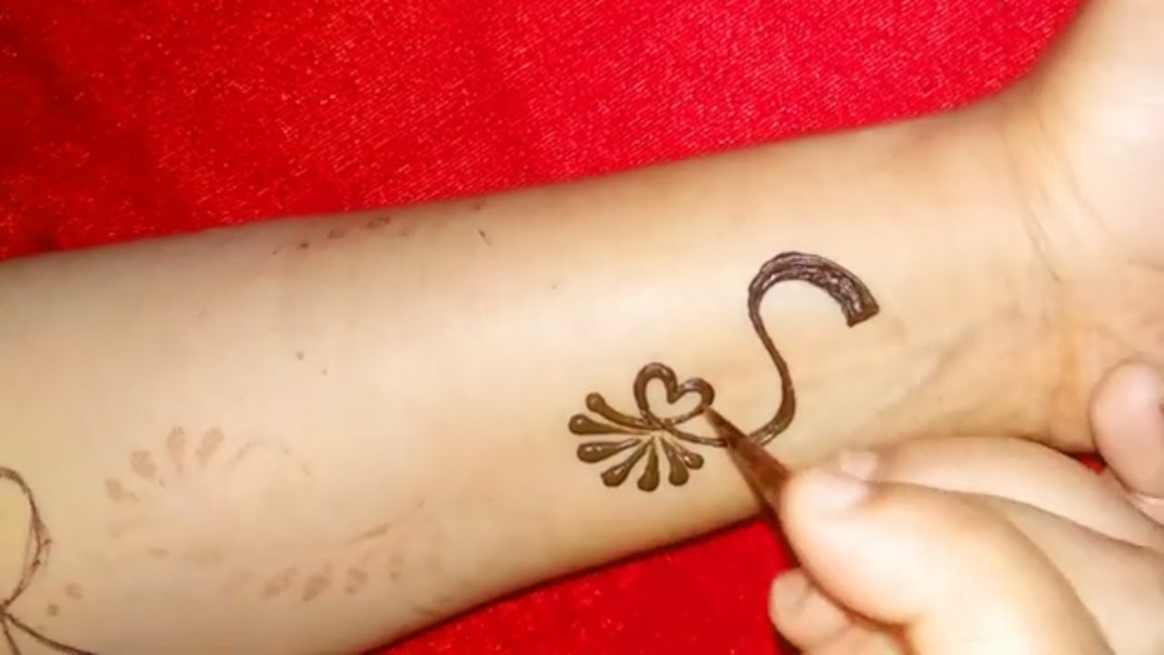 S Letter Henna Tattoo Design Alphabet S Mehndi Design Easy Simple Mehendi Youtube
