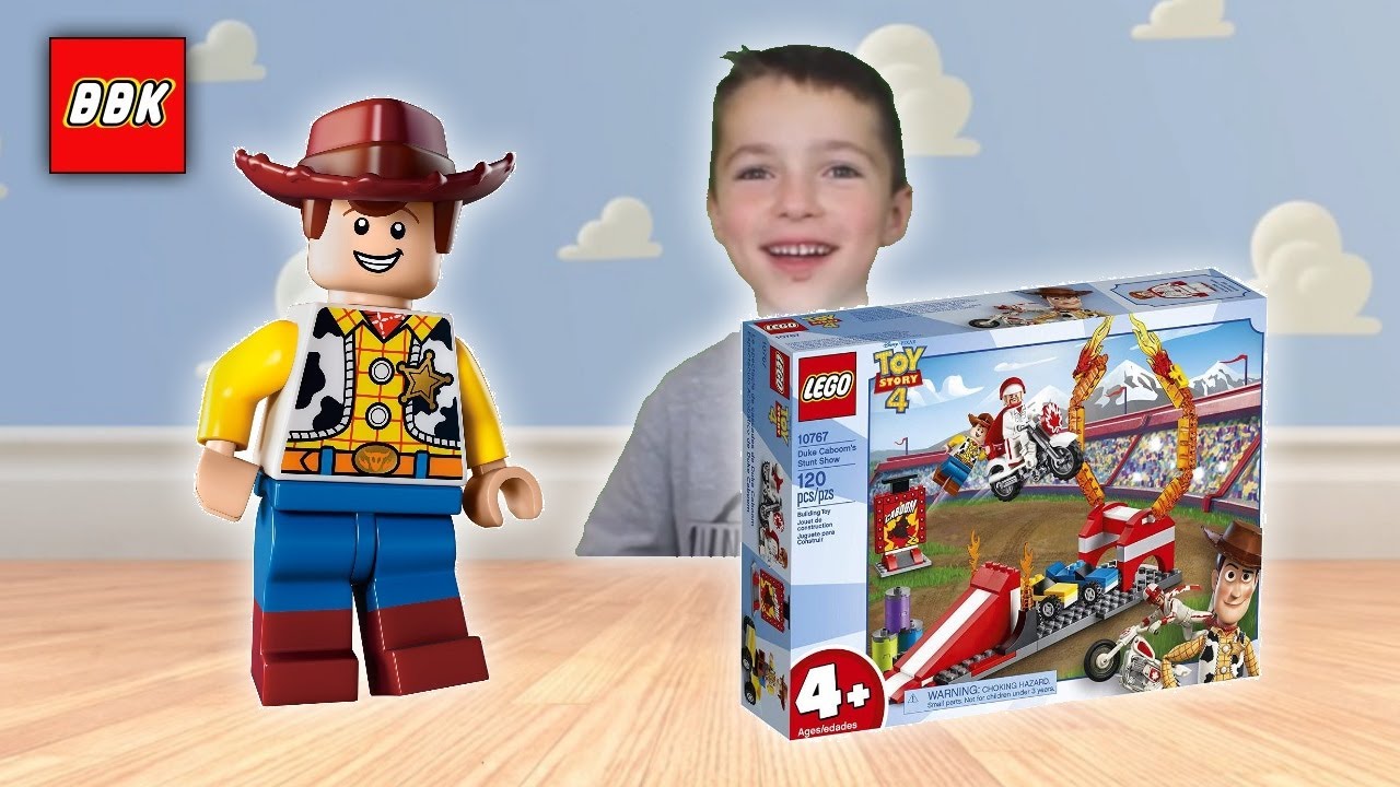 120 Pieces LEGO Disney Pixar/’s Toy Story Duke Caboom/’s Stunt Show 10767 Building Kit