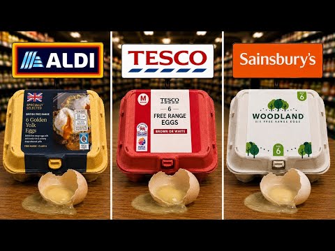 We Tested Eggs From Tesco, Sainsbury's, Aldi & 4 More UK Supermarkets | These FAILED