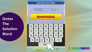 Get Your Brain Fitness In-Wonderword Word Search screenshot 1
