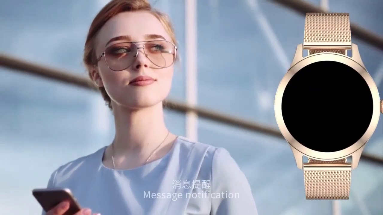 Nueva version KingWear KW10 Pro . Smartwatch para Mujer - YouTube