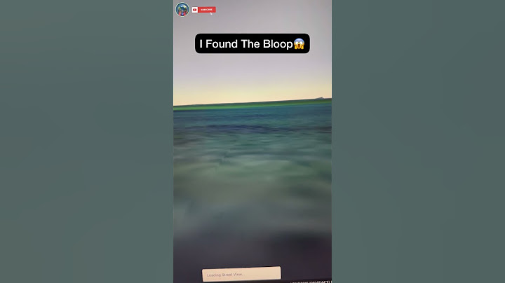 I Found The Bloop😱 Bloop On Google Earth #shorts #blooper