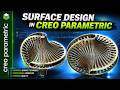 Surface design in Creo Parametric | Sphericon inspired part in Creo Parametric
