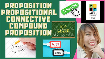 Proposition, Propositional Connectives, Compound Proposition.