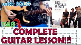 Video thumbnail of "Sige - 6 Cyclemind(Complete Guitar Lesson/Cover)with Chords and Tab"