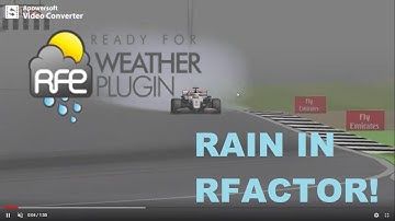 RAIN in rFactor! RFE Weather Plugin - Nikita Maze(s)pin at Silverstone