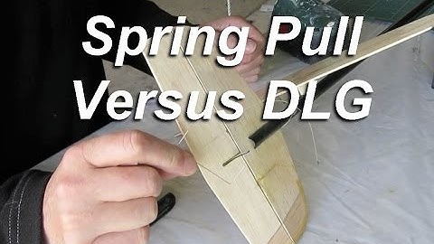 Spring pull elevator and rudder
