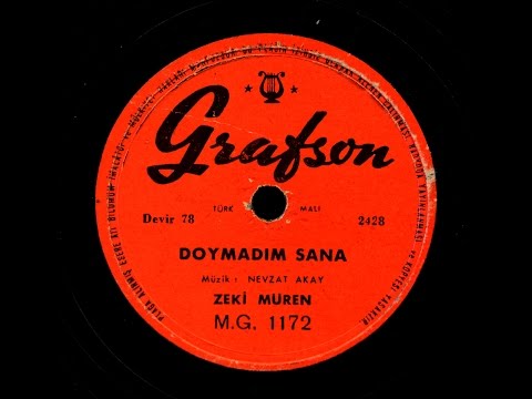 Zeki Müren -  Doymadım Sana - GERÇEK TAŞ PLAK KAYDI