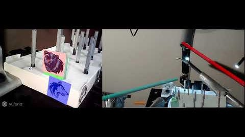 Vuforia Hololens small marker tracking with 1 $10 endoscope