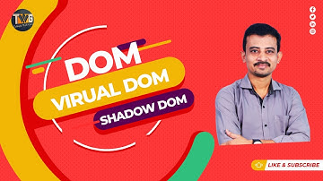 DOM vs Virtual DOM vs Shadow DOM explained in telugu