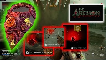 THE ARCHON HOW TO GET DECIMATOR SHIELD WONDER WEAPON CURSED FEMUR, SKULL & OFFICER
