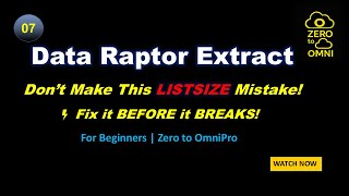 7. Real Use Case: DataRaptor Extract | LISTSIZE, ISBLANK, IF Functions | Avoid this LISTSIZE mistake