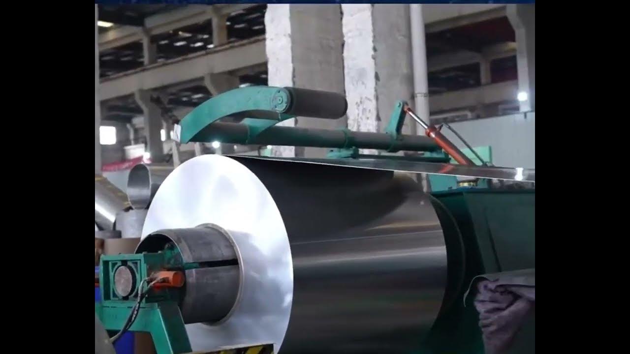 Aluminum coil processing and manufacturing.....aluminiumcoil machine