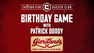 Patrick Doody plays the Birthday Game presented by Giordano's