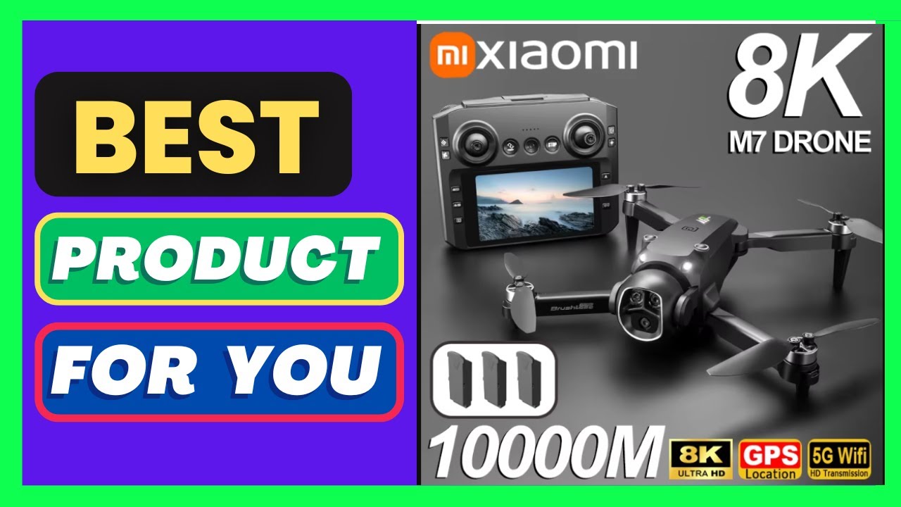 Xiaomi M7 Drone 8K Aerial HD Dual Camera Photography