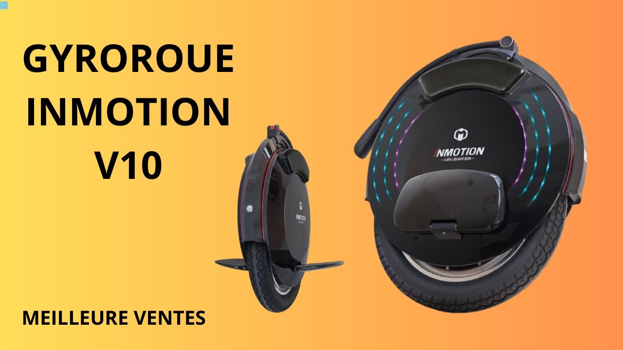 Gyroroue Inmotion V10F Noire 2000W Avec Housse - Occasion Bon état