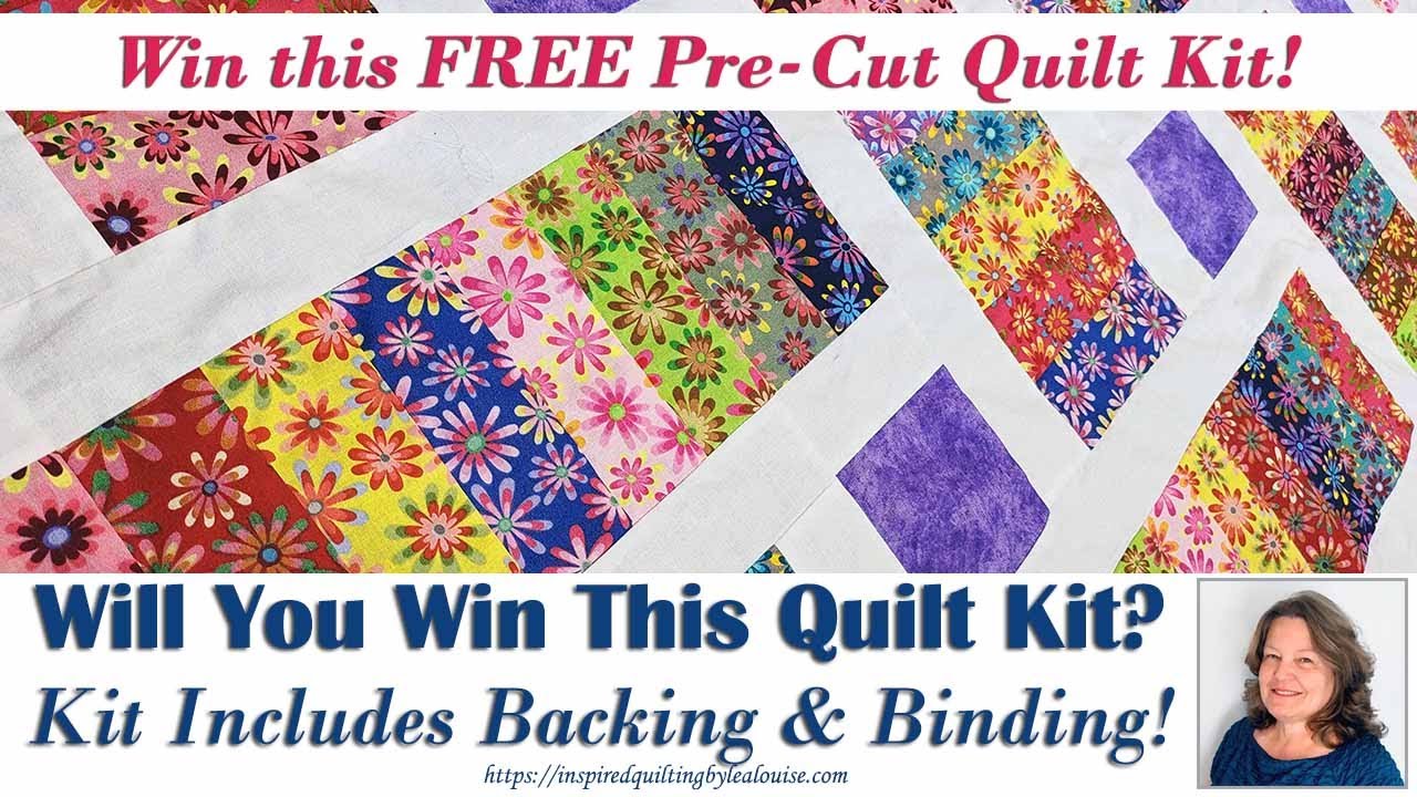 Win this FREE Pre-Cut Quilt Kit! A Beautiful Scrappy Quilt - YouTube
