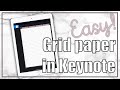 EASY Grid Paper in Keynote for Digital Planners