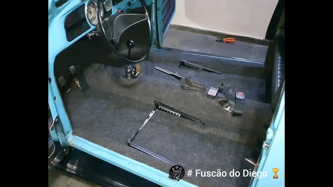 Após viralizar pintando carro, João Miguel viajou por 3 horas para andar no  'fuscão preto', Mato Grosso do Sul