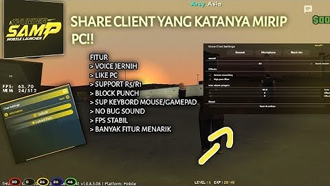 [SHARE] CLIENT THUNDER SAMP!! FITURNYA SAMA KAYA PC