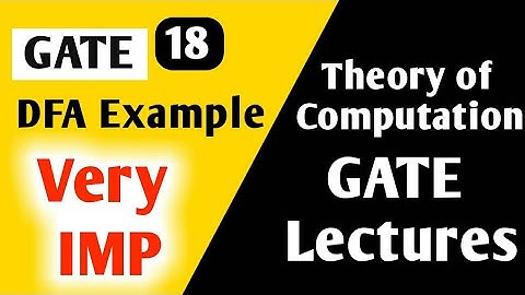 Theory of Computation Example | Construct DFA String Ends with abb | TOC GATE Lectures