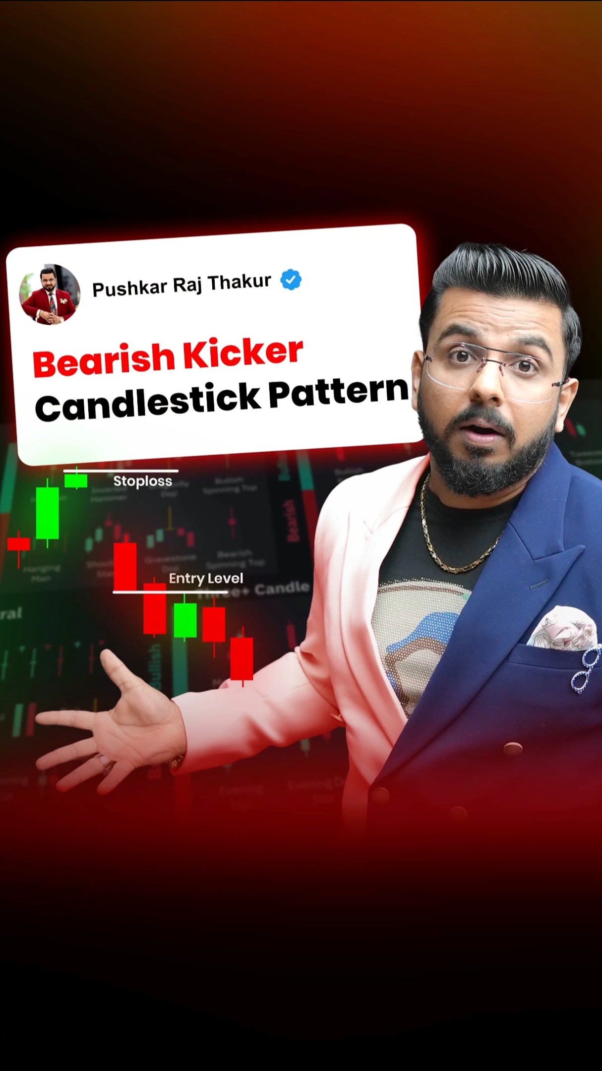 #Day37 || Bearish Kicker CandleStick Pattern