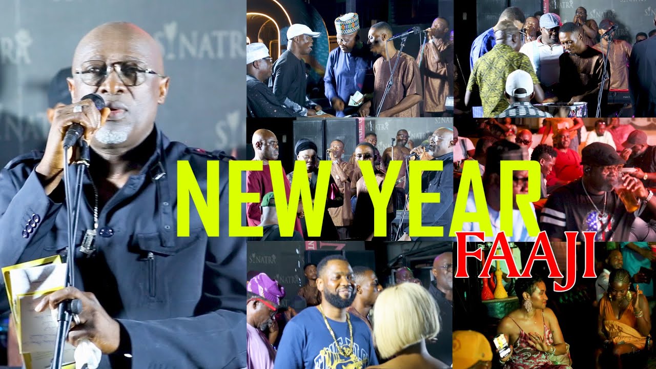 NEW YEAR FAAJI WITH MR. KOLOBAKOLOBA, DR. ADEWALE AYUBA