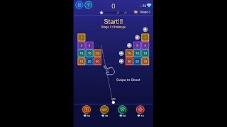 Bricks Breaker - Glow Balls - Gameplay screenshot 2