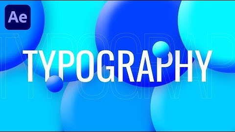 Elegant Text Animation In Adobe After Effects - After Effects Tutorial - [Project Files Available].